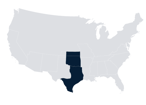 PhytoGen cottonseed south central zone map