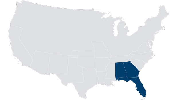 southeast cotton zone map